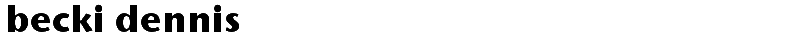 beckidennis logo